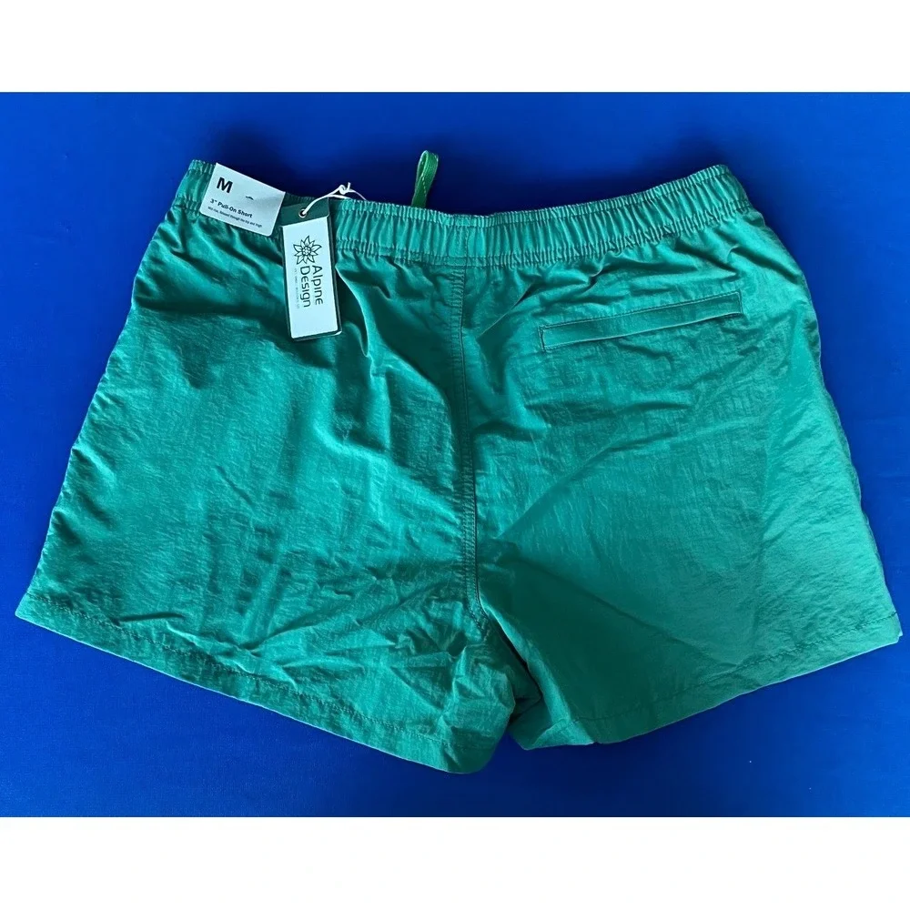 Alpine Design Women 3 Inch Pull-On Short Enchanted Green UPF 50+ ADW24803 Size M